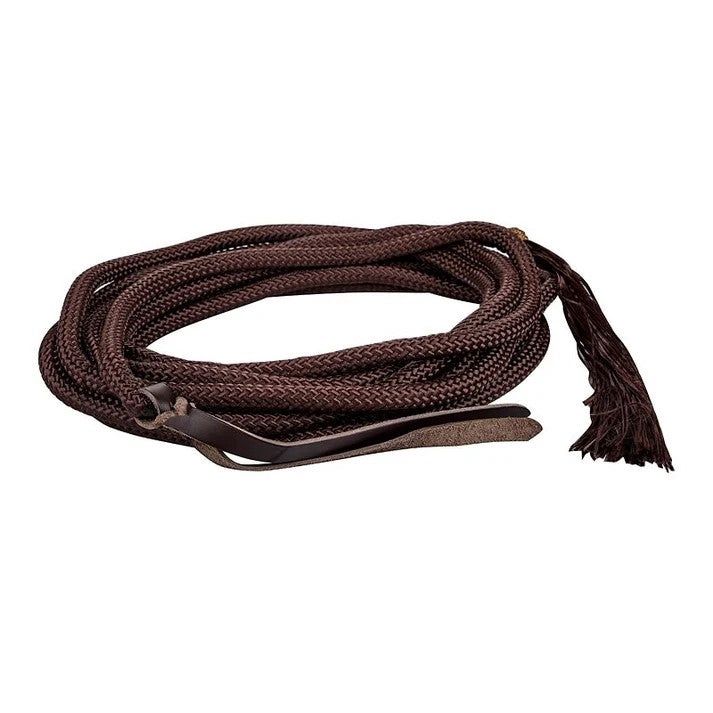 Tabelo Braided Poly Mecate, Color: brown, Size: 1/2" x 23'