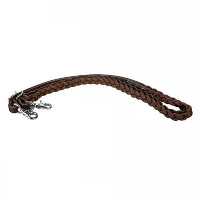 Tabelo® Contest Reins With Buckle Ends, Color: Brown, Size: 5/8" X 7.5'