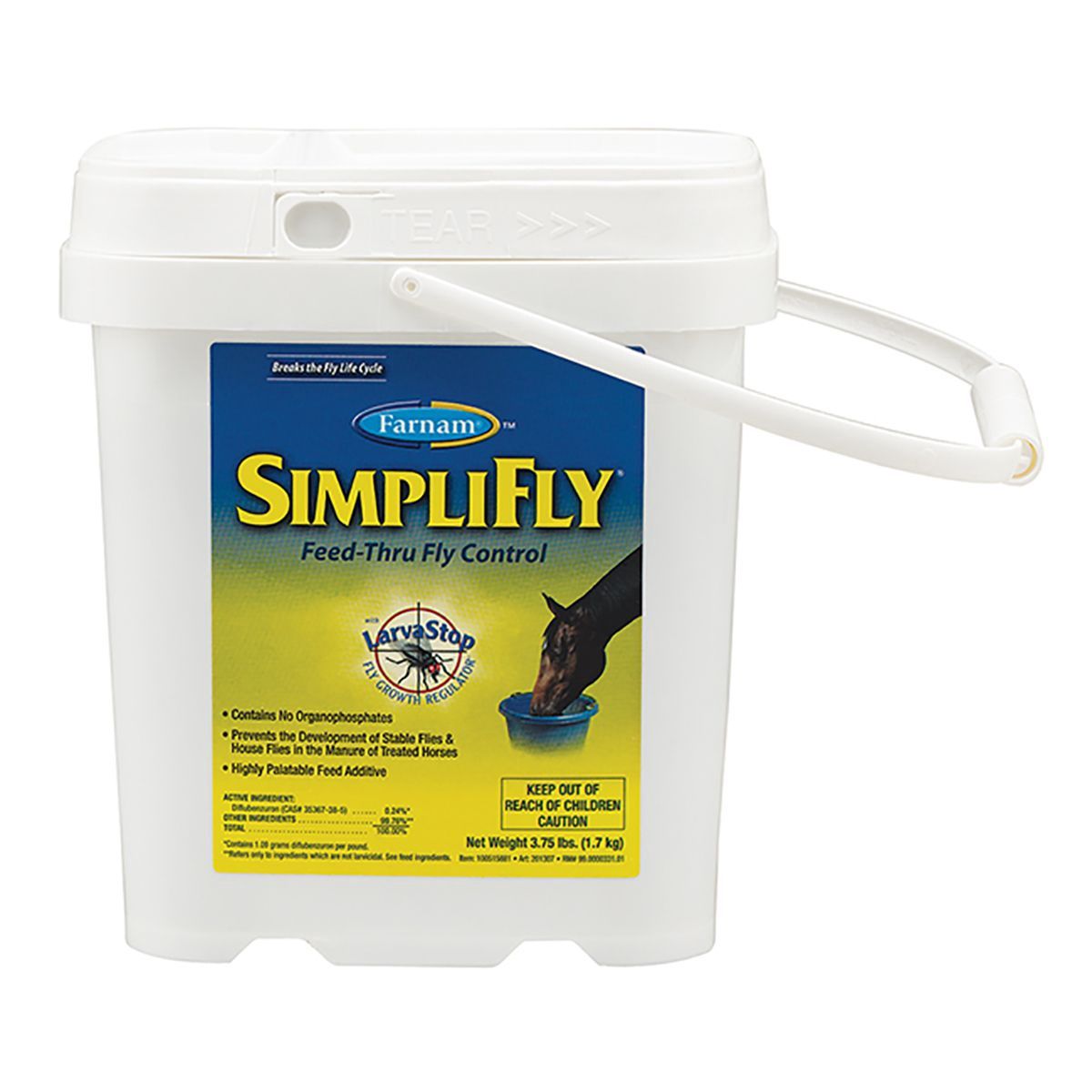 SimpliFly Feed-Thru Fly Control, Size: 3.75 LB