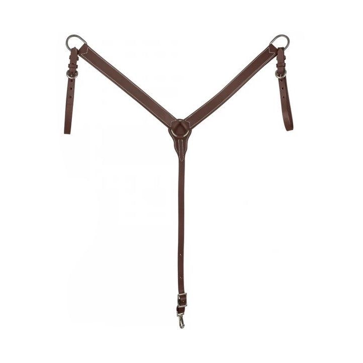 Tabelo® Western Breast Collar, Color: medium-oil, Size: Horse