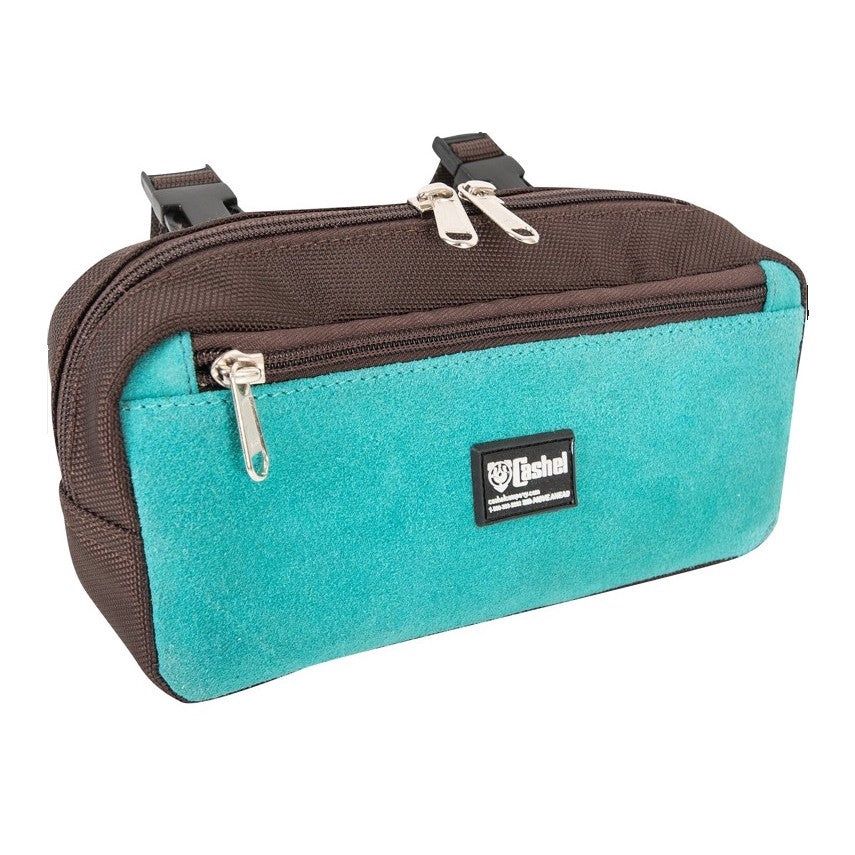 Small Suede Pommel Bag, Color: mint