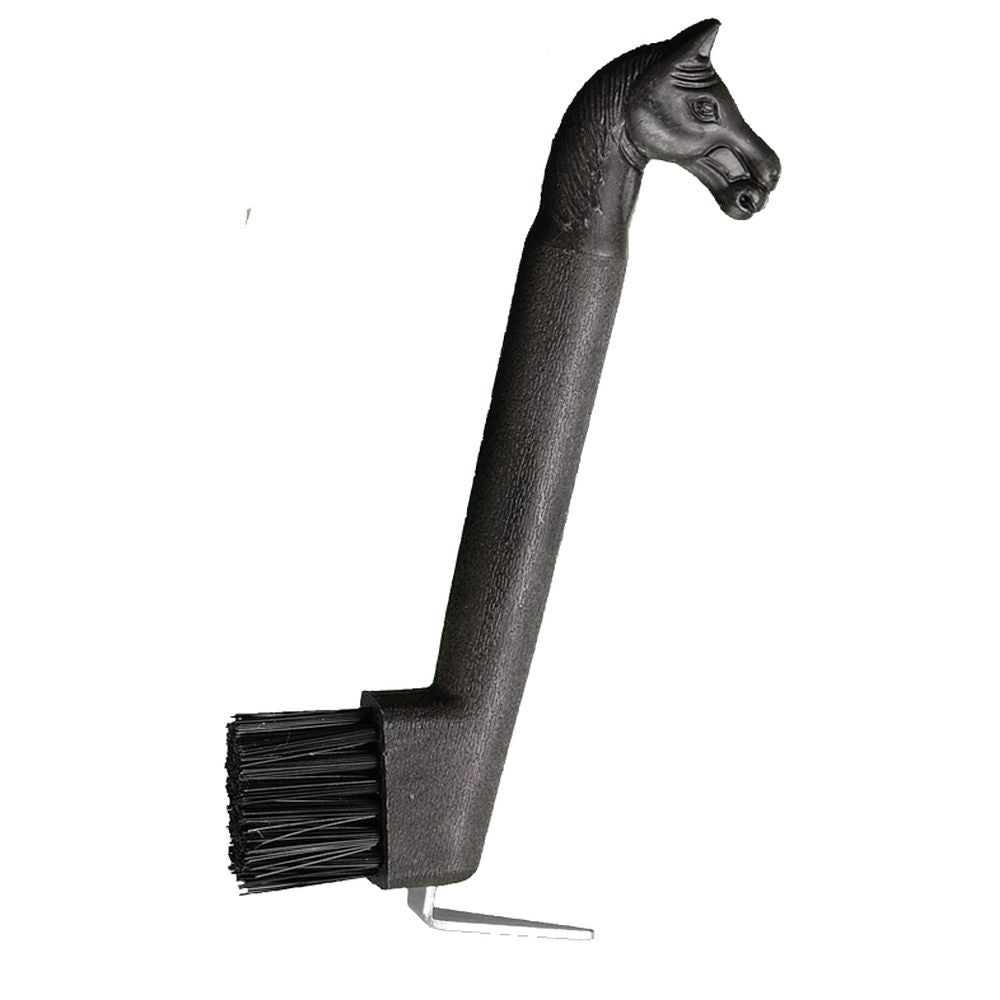 Horse Head Hoof Pick Brush, Color: BLK