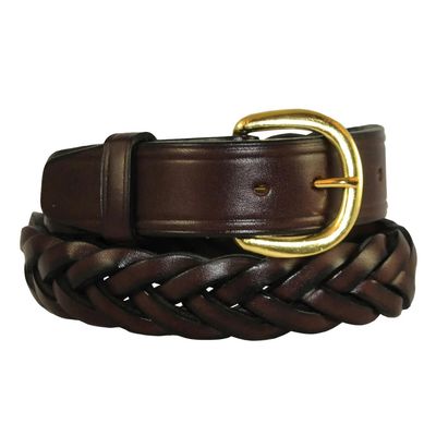 Tory Leather Braided Leather Unisex Belt