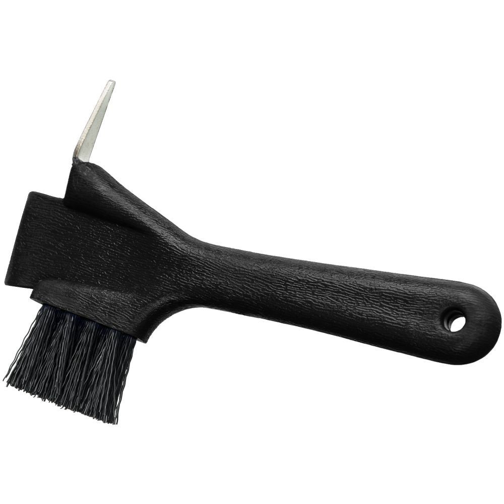 Hoof Pick Brush &amp; Scraper, Color: BLK