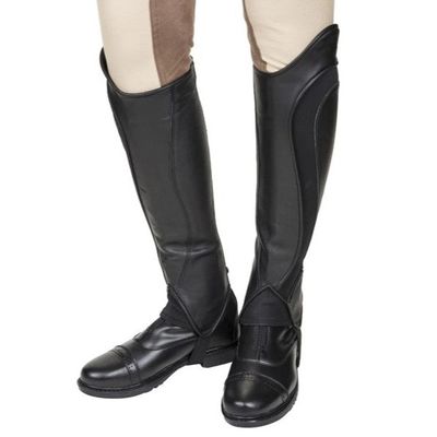 Ladies Derby Leather Half Chaps