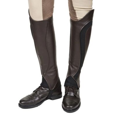 Ladies Derby Leather Half Chaps
