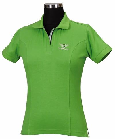 TuffRider® Ladies Polo Sport Shirt, COLORS: APPLE GREEN, Size: XXX-LARGE