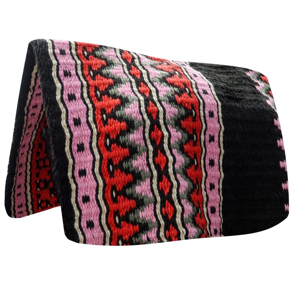 TuffRider® Pendleton Western Show Blanket, Color: Black/Red/Pink