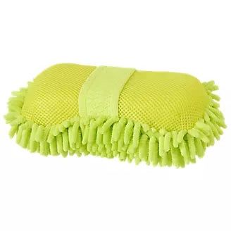 Micro Fiber Bristle Sponge, Color: Neon Green