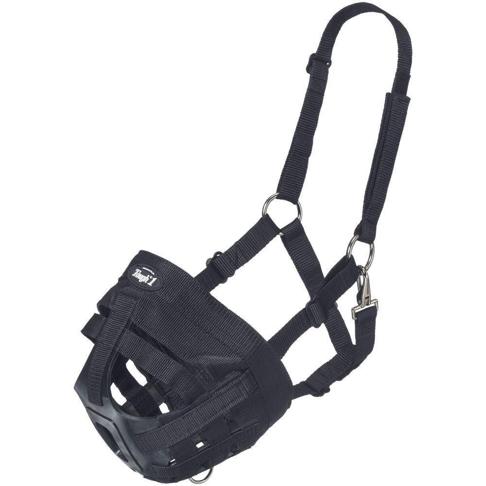 Easy Breathe Grazing Muzzle, Color: BLK, Size: Draft