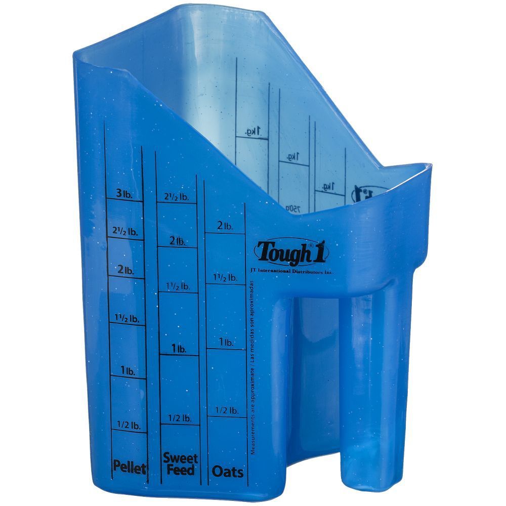 Tough1® Feed Scoop with Measurements, Color: Light Blue