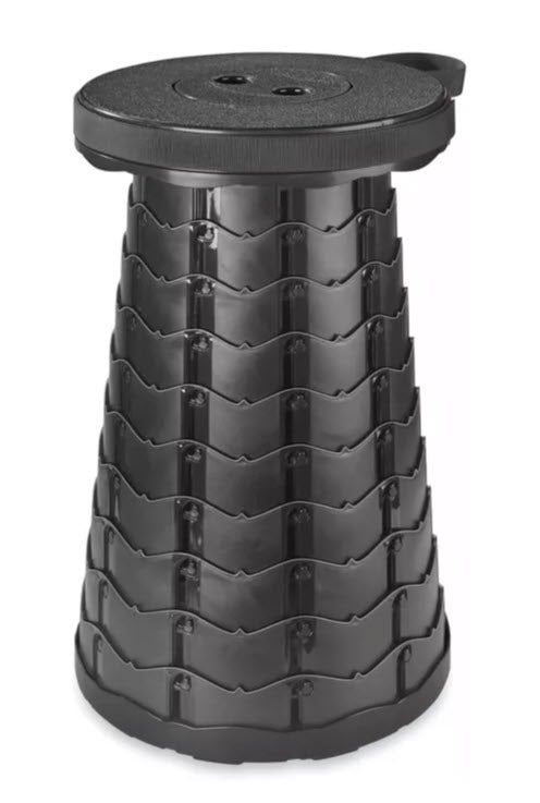 Twist 'n Lock Stool, Color: Black Doseno