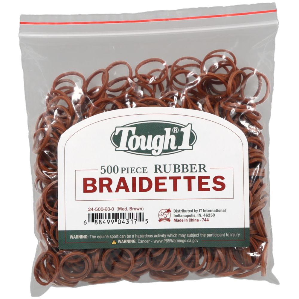 Braidettes 500/Pk, Color: M-BRN