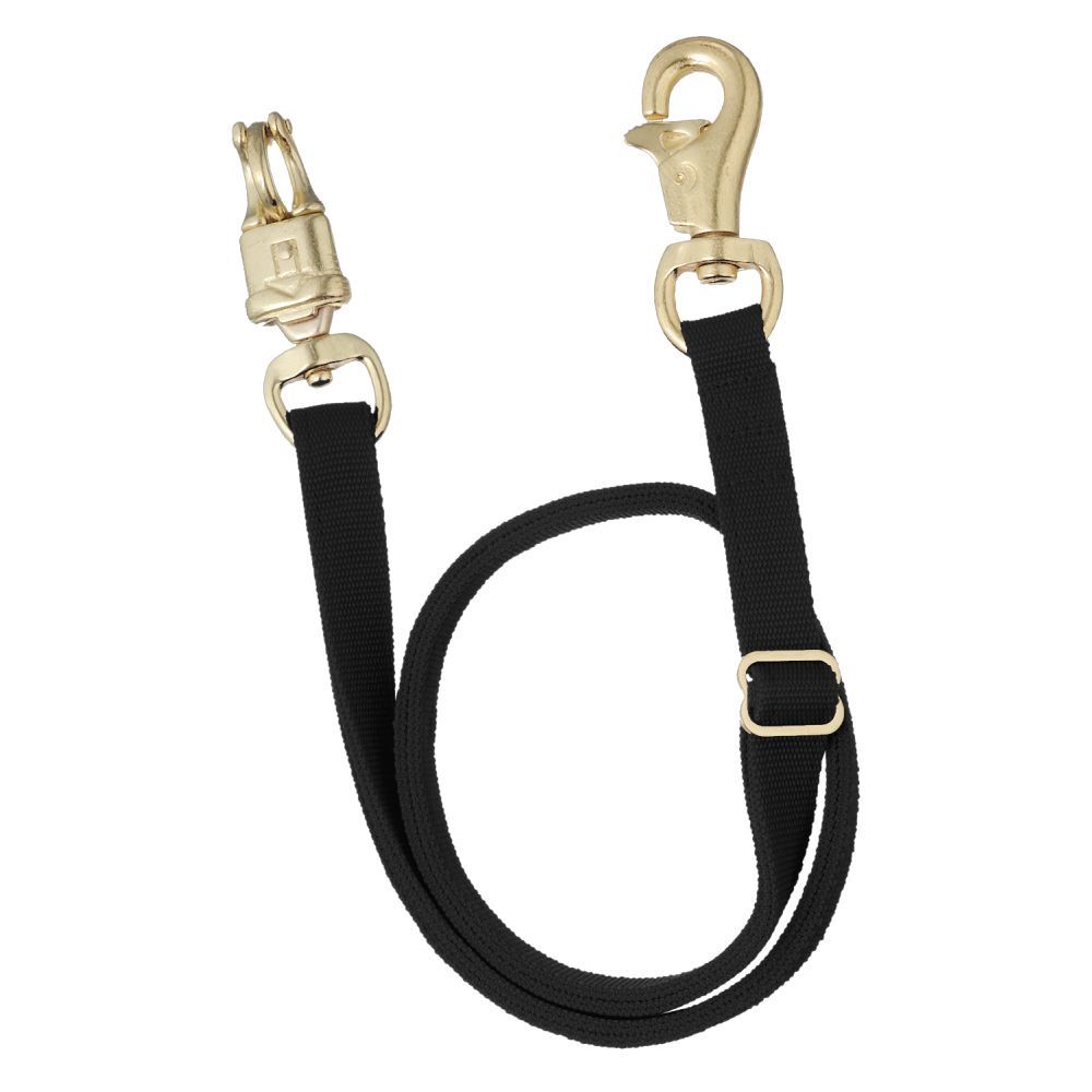 Adjustable Nylon Cross Tie, Color: Black