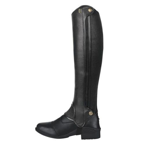 Deluxe Half Chap, Color: BLK 14" calf / 17" h