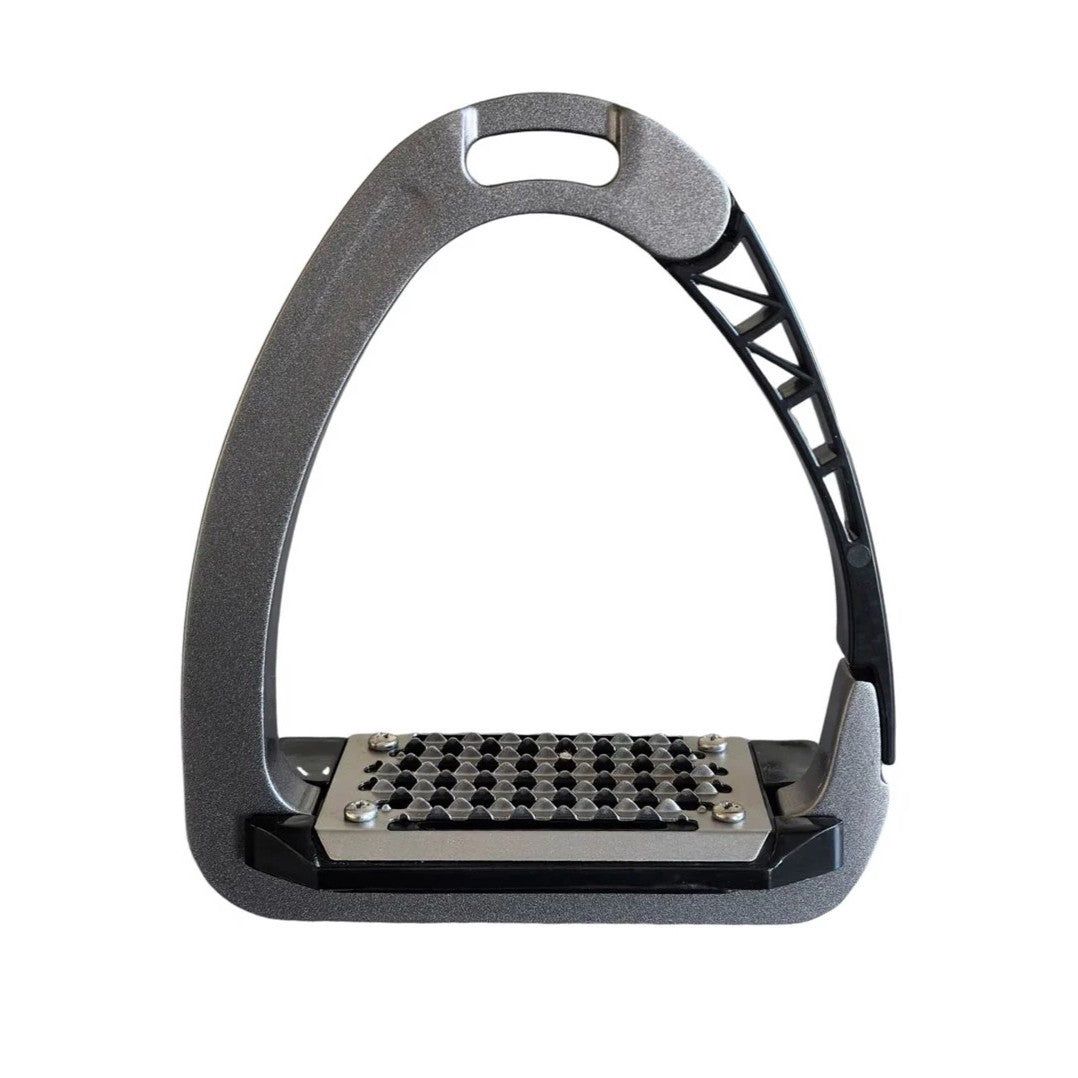 Tech Safety Stirrups, Color: Dark Grey, Size: STD