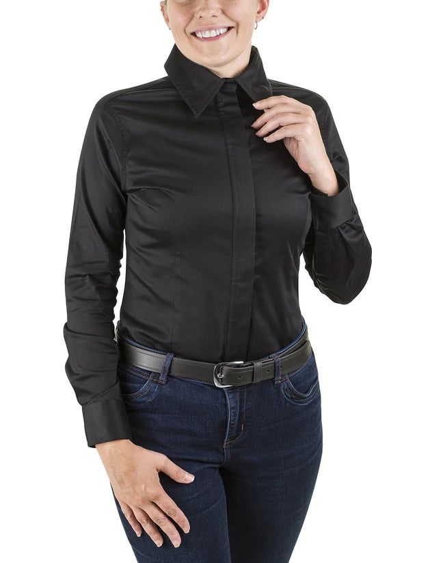 TuffRider® Ladies Americana Western Shirt, Color: black, Size: L