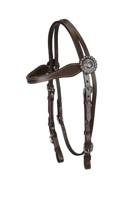 Western Browband Concho Headstall