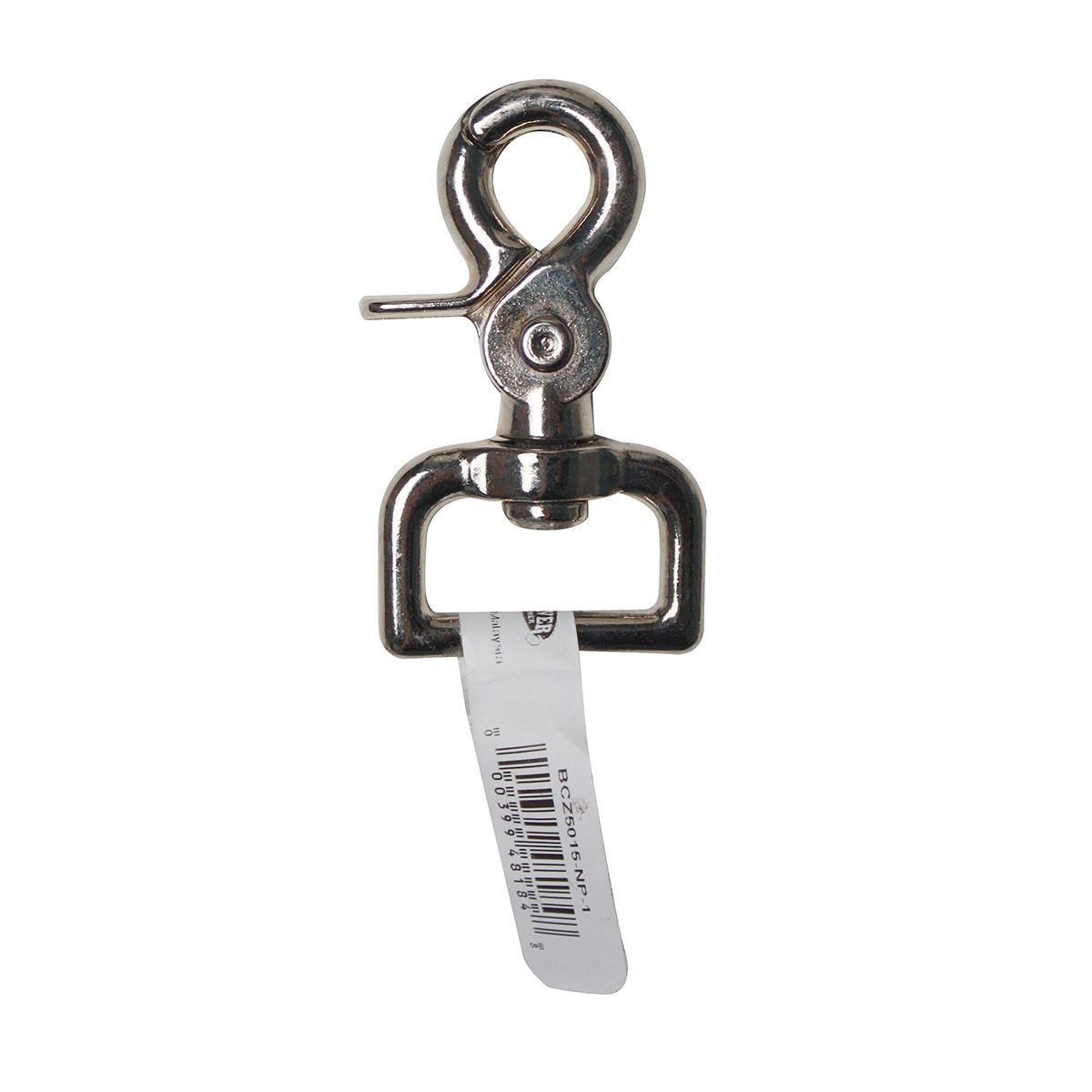 WL Square Scissor Snap, Options: 1" Nickel Plated Ea