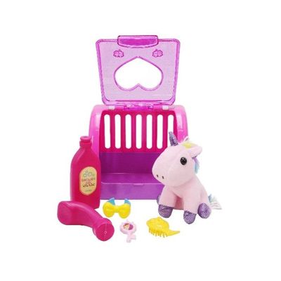 Unicorn Pony Toy &amp; Kennel Carry Bag