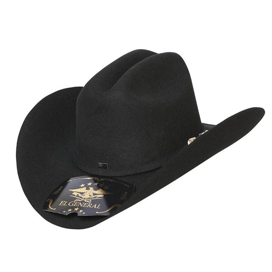 Western Felt Hat 50x, Color: black, Size: 7