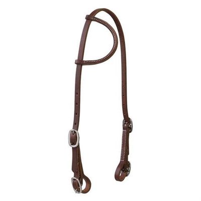 Working Tack Single-Ply Headstall w/ Buckle Ends