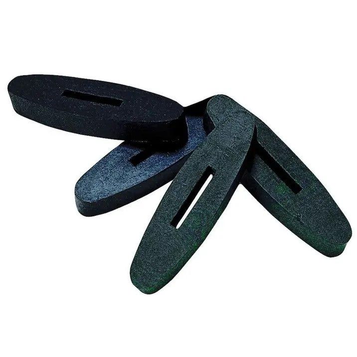Roma Rubber Diamond Rein Stop, Color: black
