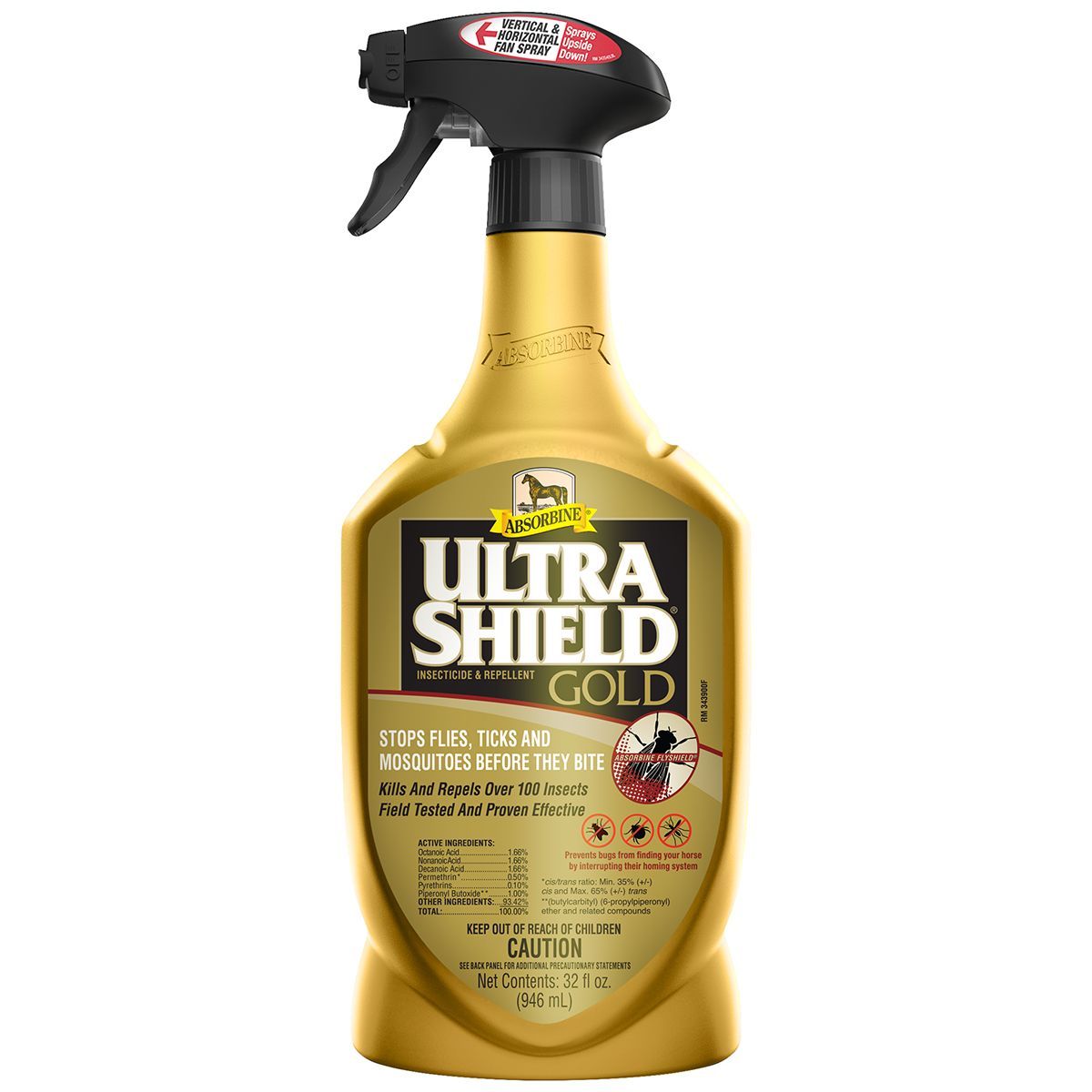 UltraShield® Gold Insecticide &amp; Repellent, Size: 32 fl oz spray