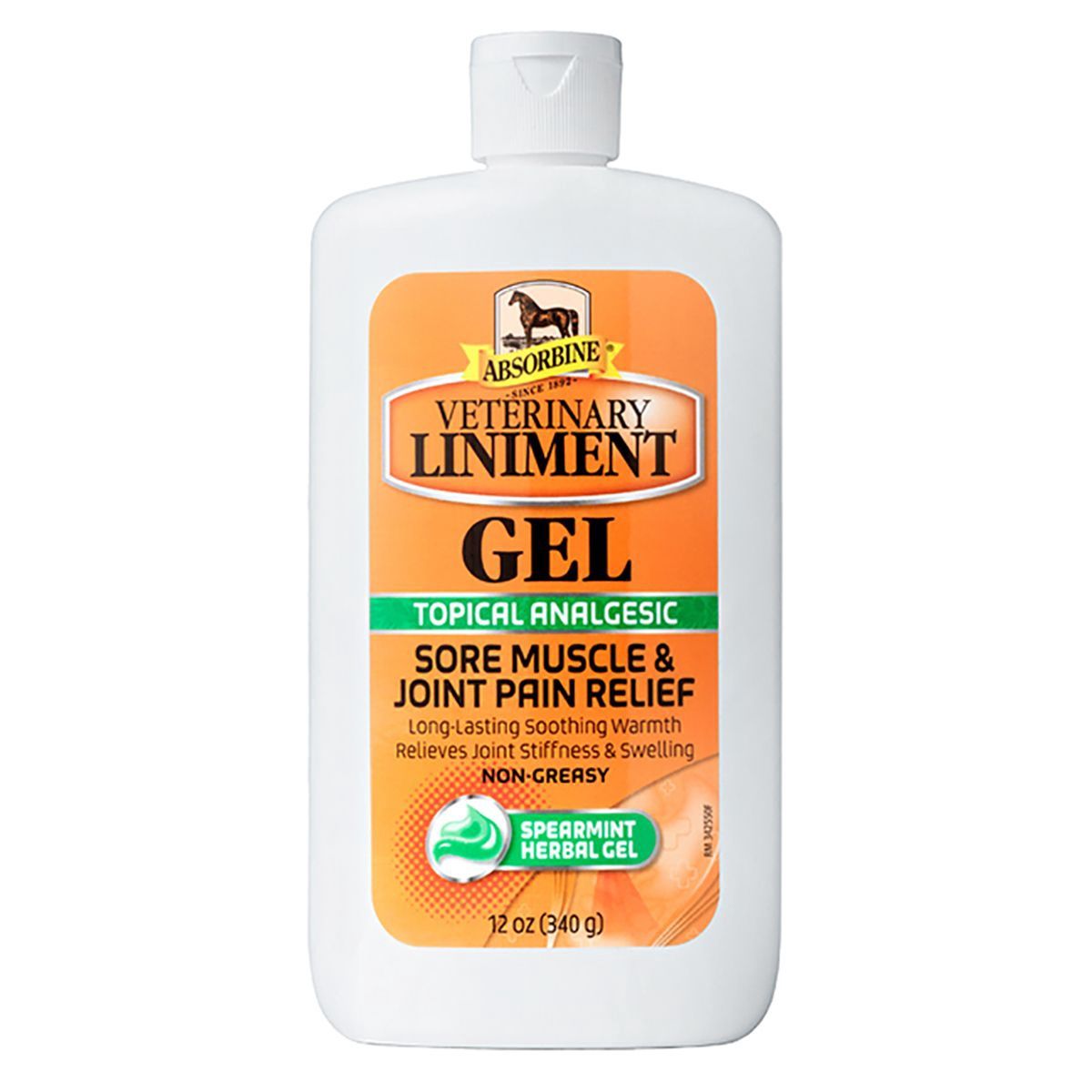 Veterinary Liniment Topical Analgesic, Size: GEL 12 oz
