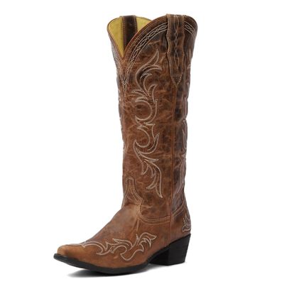Women Cody Embroidered Leather Snip Toe Western Boots