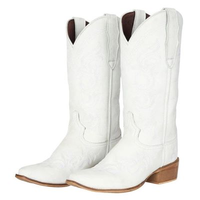 Women's Snip Toe Paris Embroidered Western Boots