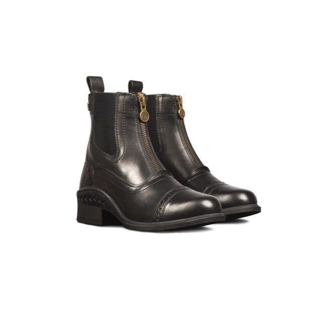Women's Tuscany Zip Paddock Boots, Color: BLK, Size: 6