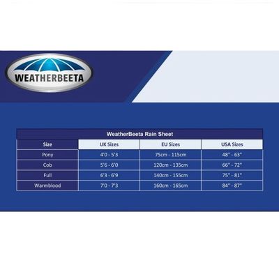 Weatherbeeta Rain Sheet