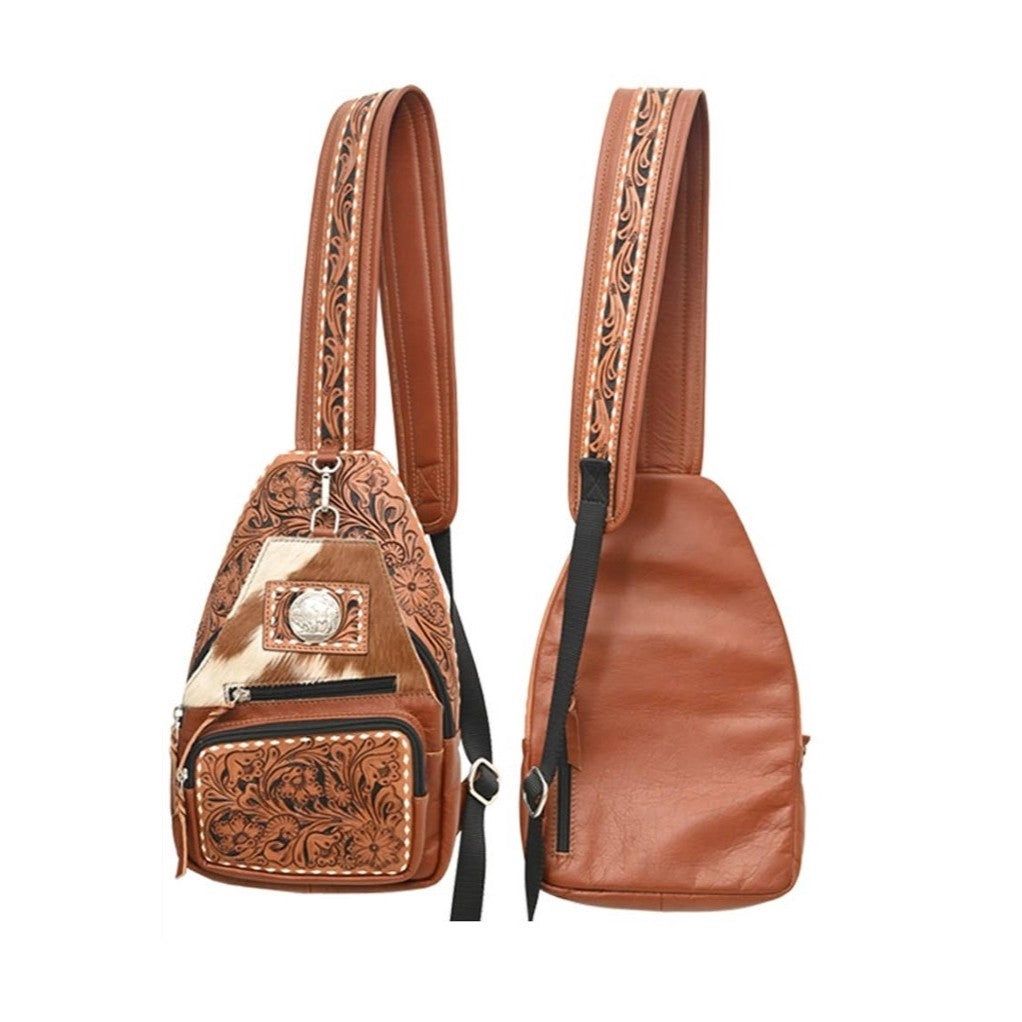 Western Sling Bags, Color: Brown