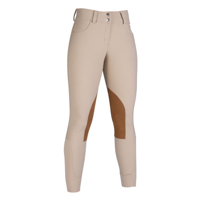 Women's Hunter Alos Knee Patch Riding Breeches, Color: sand, Size: 22