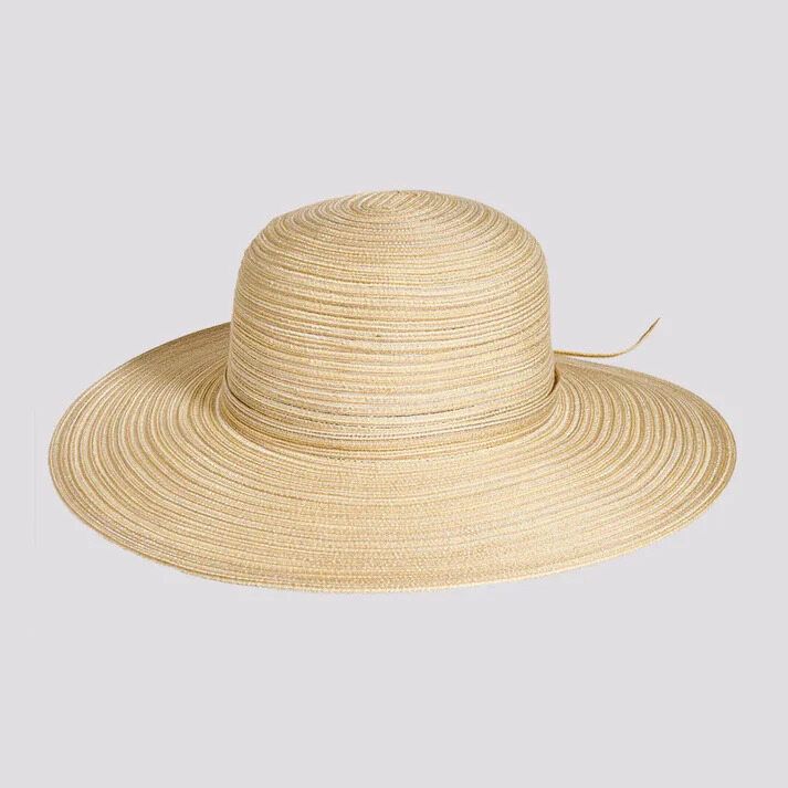 Kaira Sewn Polybraid Wide Brim Sun Hat, Color: natural, Size: o/s