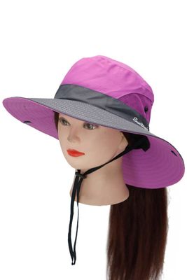 Ponytail Bucket Hat Asst Colors
