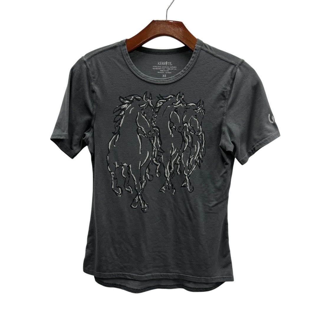 XS Kerrits Triple Horse Tee