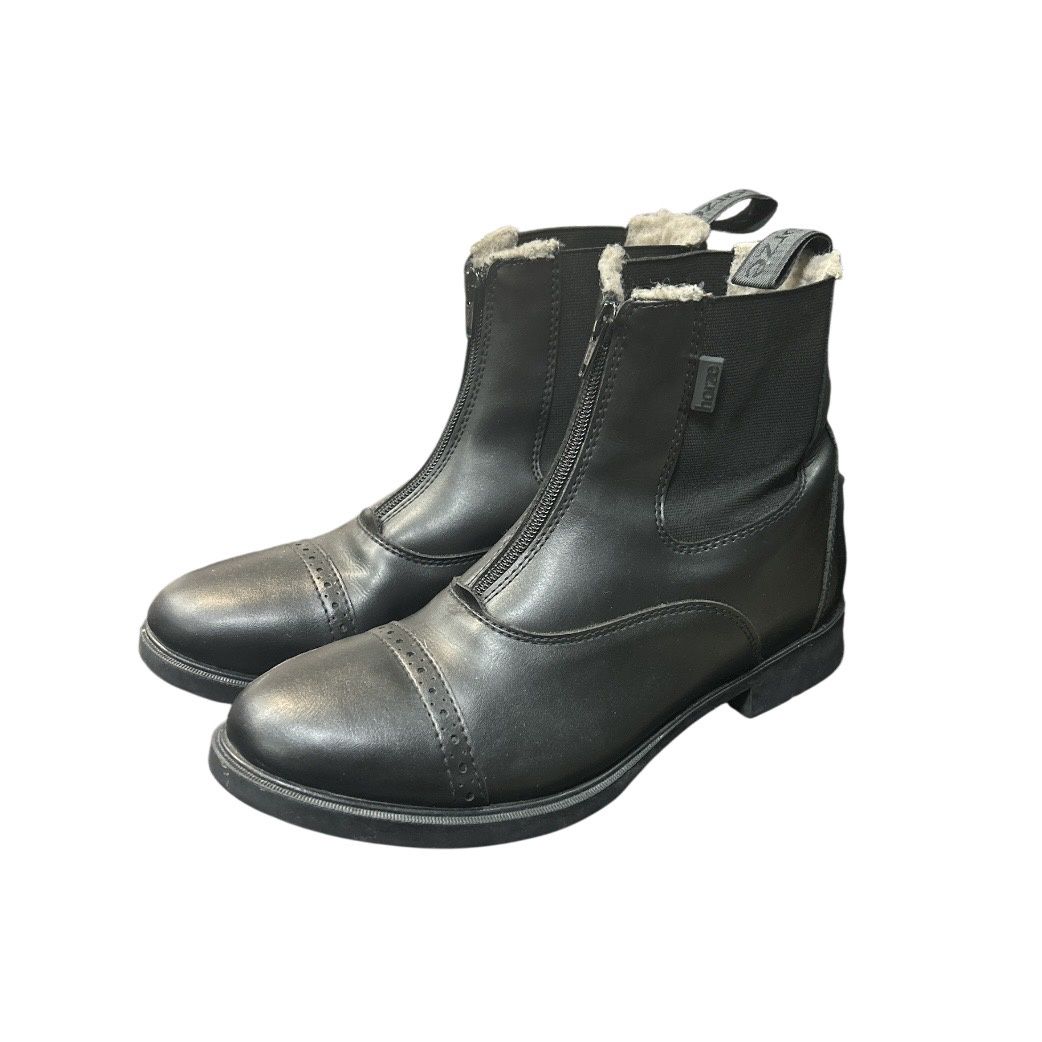 8.5 Horze Fleece Lined Paddock Boots