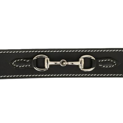 Stirrup Buckle Leather Belt