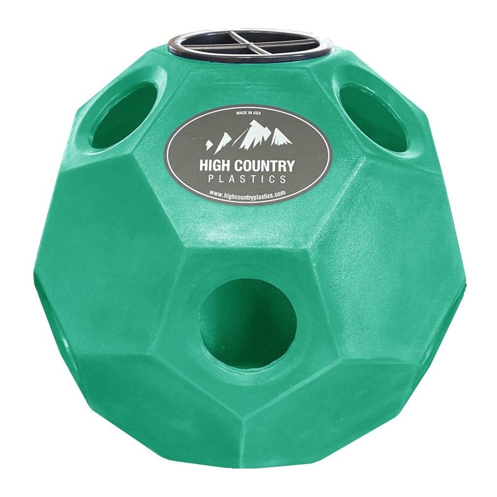 HORSE FEEDER BALL, Color: GRN