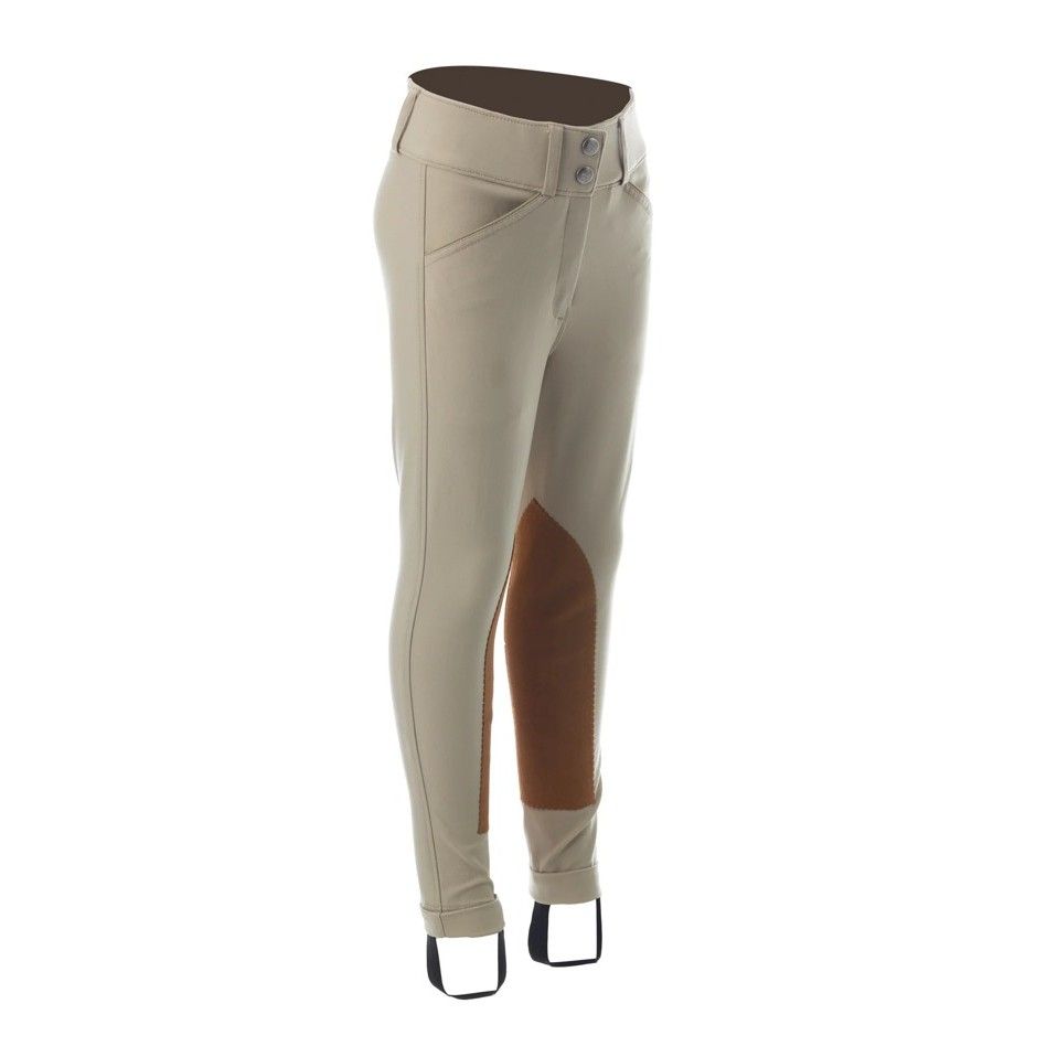 Tuva Kids Show Jods, Color: TAN, Size: 8