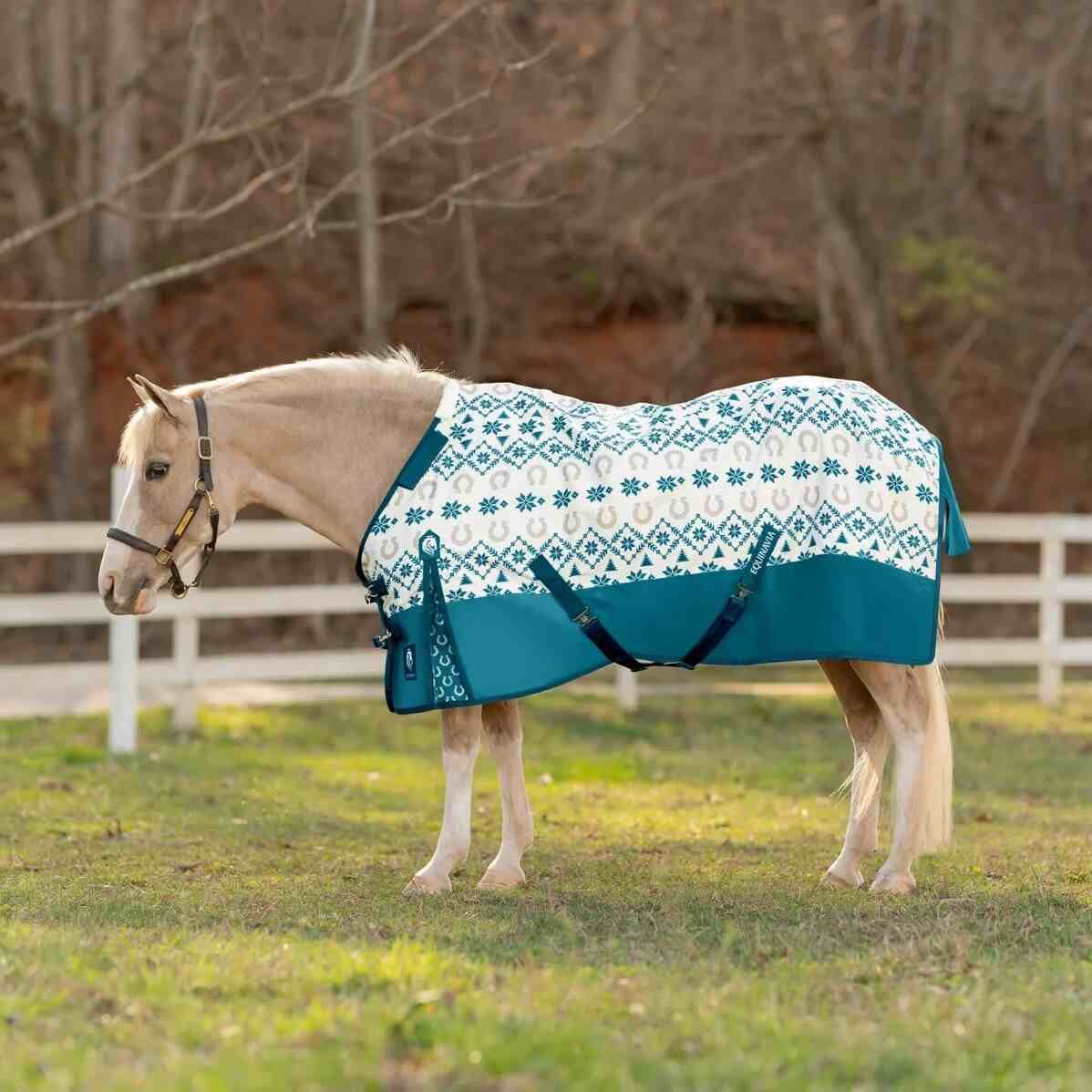 Norse Pony T/O 200g, Color: LYBLU/VCRM, Size: 48"