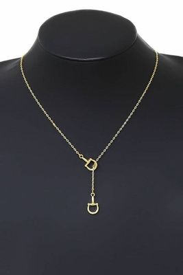 Horse Bit Lariat Necklace
