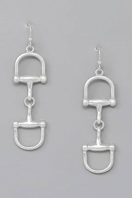 Horse Bit Dangle Earrings