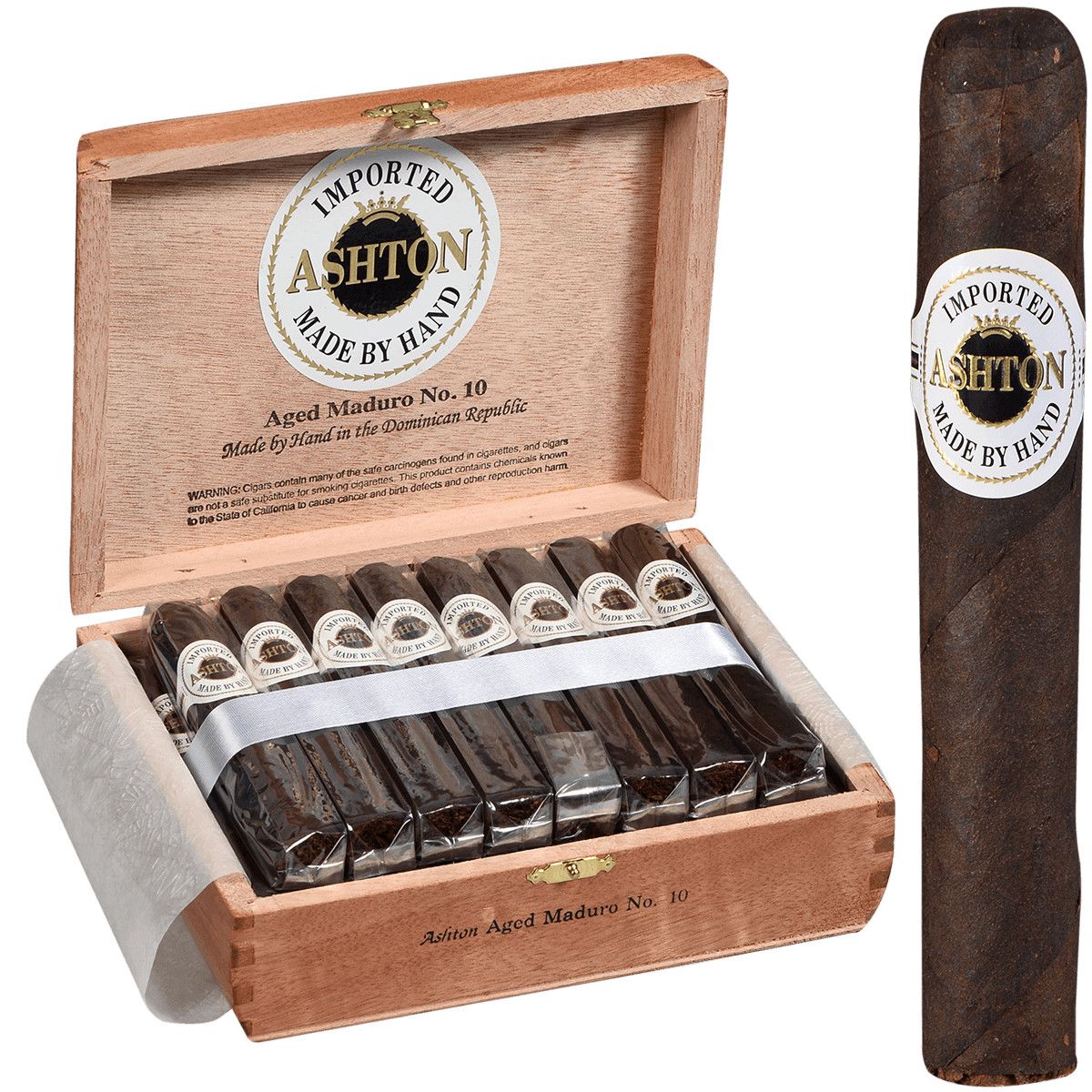 ASHTON AGED MADURO #10 5 X 50