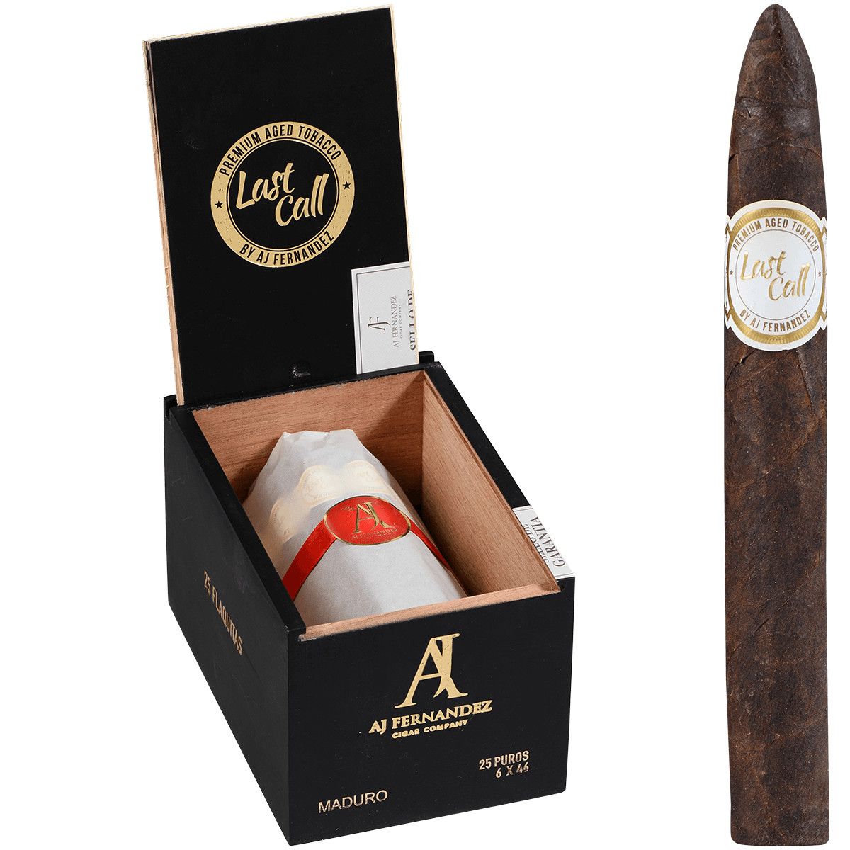 AJ FERNANDEZ LAST CALL MADURO FLAQUITAS 6 X 46