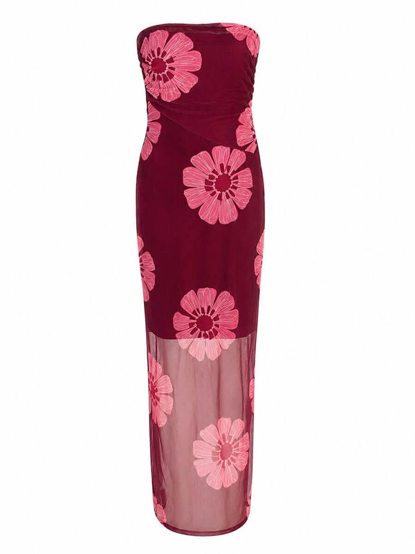 Flora Strapless Jurk