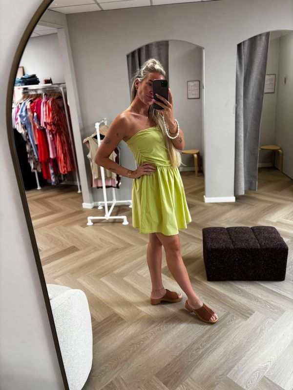 Femme Strapless Mini Jurkje