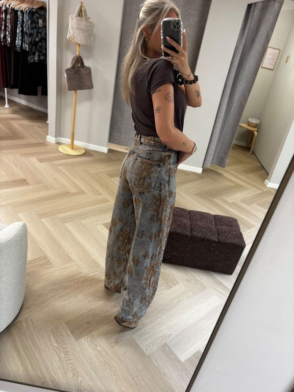 Fleur Wide Leg Jeans Queen Hearts